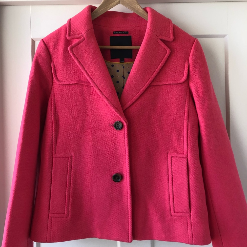 Talbots Pink Wool Jacket